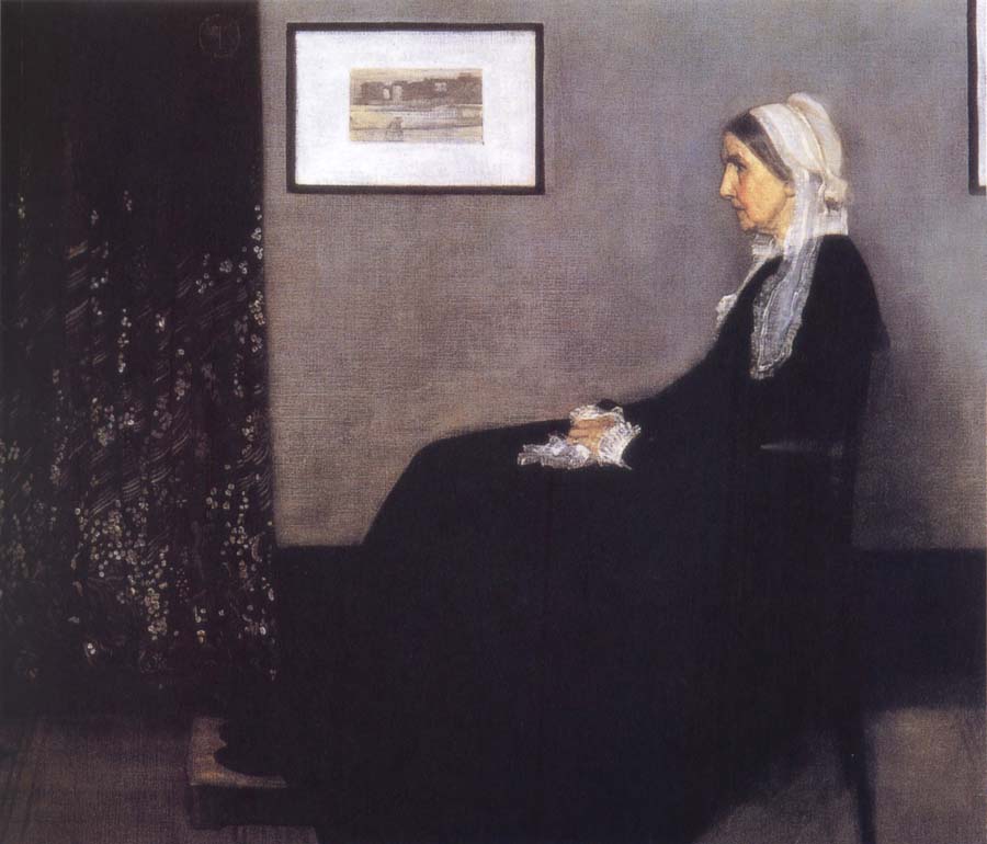 James Abbott McNeil Whistler Arrangement in Grey and Black Nr.1 or Portrait of the Artist-s Mother